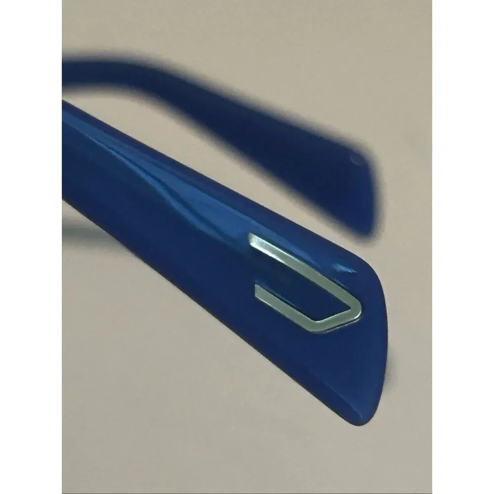 Diesel DL5073 Clear Lens Glasses Dark Brown Tortoise Frame Blue Arms NEW
